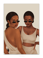 Sarala & Nirmala - Art Print