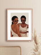 Sarala & Nirmala - Art Print