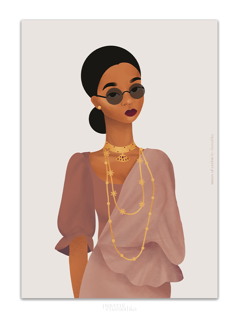 Maniké in Shades - Art Print