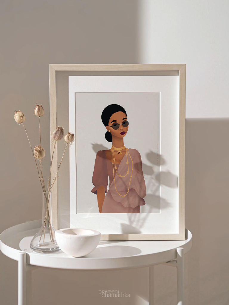 Maniké in Shades - Art Print