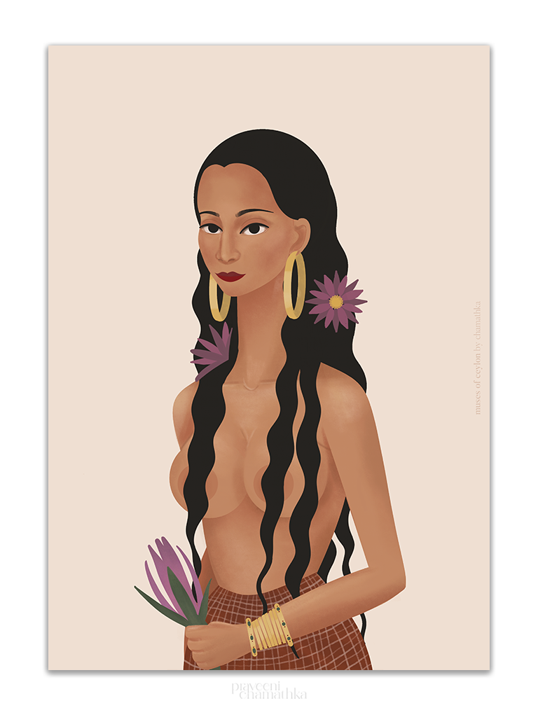 Apsara, off-duty - Art Print