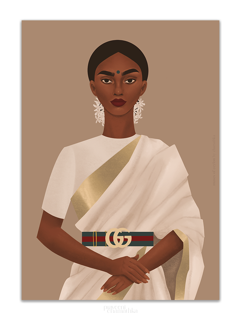 Panchaali - Art Print