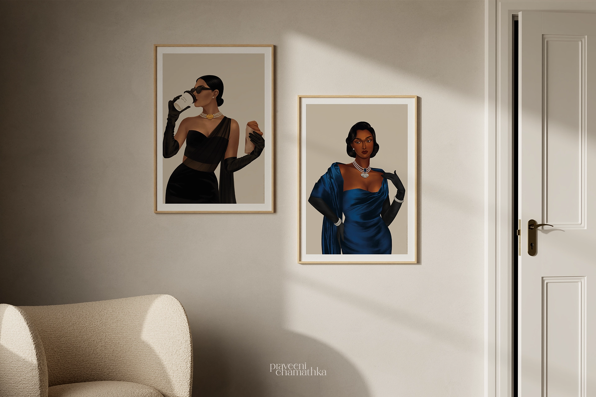 Breatfast at T's (low-neckline) - Large Canvas (PRE-ORDER)